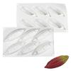 6 Cavity Cocoa Pod Silicone Mold Heat Resistant DIY Cake Decorating Tools Baking Mold  Pudding