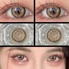 Mill Creek Iris Contact Lenses with Grade Hybrid Model 14.2mm Cool Color Contact Lenses 2 Pieces (1 Pair) 1 Year Use