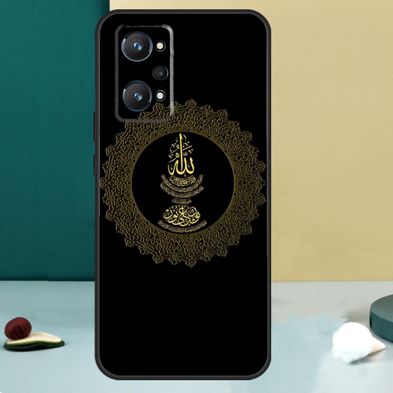 Роскошный Мусульманский Сура Ихлас Исламский Для Realme 14 13 Pro Plus 10 11 12 GT 5 6 6T GT7 Pro C61 C55 C53 C51 C21Y C25S C75 C67 Чехол