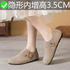 All-inclusive Soft Leather Lazy French Retro Bag Head Soft Sole Half Drag One Pedal Big Head Shoes Boken Shoes Women