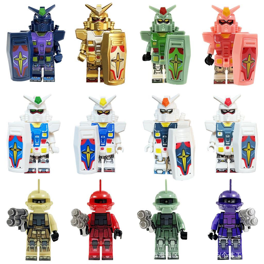 Anime Mini Action Figures Game Doll Collection Model Minifigures Character Building Blocks Bricks Toys Birthday Christmas Gifts for Kids Childrens