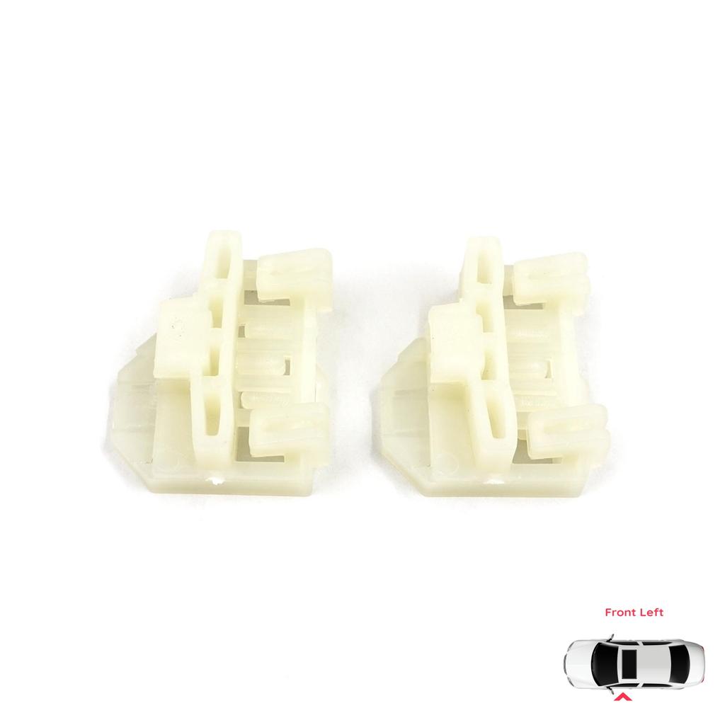 V1BWR46 Window Regulator Guide Clips Front Left for Pontiac Grand Am Sunfire Oldsmobile Alero Cutlass Chevrolet Cavalier Malibu