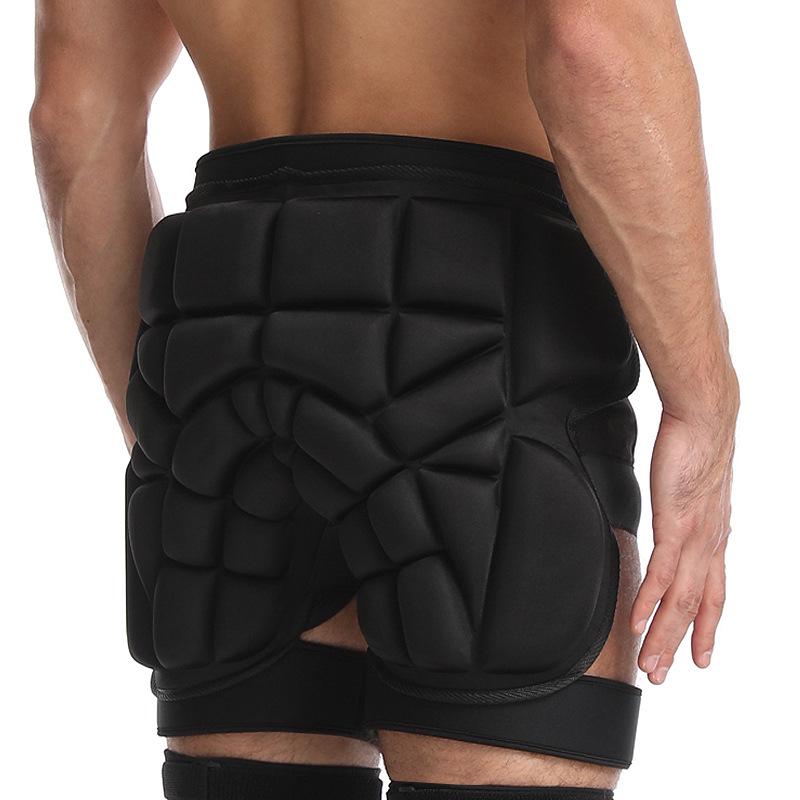 Защитное снаряжение для катания на лыжах и коньках: Утолщенные противоударные накладки на бедра, колени и локти для детей и взрослых - Водонепроницаемая зимняя верхняя одежда