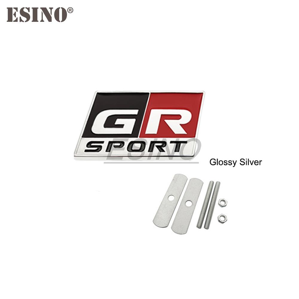 Авто Стайлинг Gazoo Racing GR GR MN 3D Значок из Цинкового Сплава на Переднюю Решетку Автомобиля Приклеиваемый Металлический Значок Наклейка для Toyota Supra AE86 GT86 FH5
