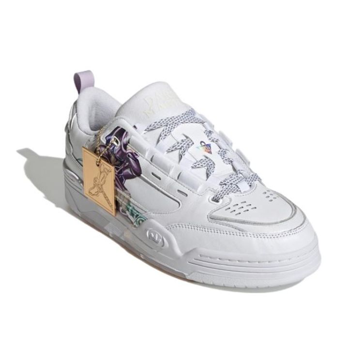 Yu-Gi-Oh! X Adidas ADI2000 Dark Magician Men Sneakers White Cloud-White Purple-Tint H06423