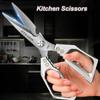 SK5 Stainless Steel Kitchen Scissors Multifunctional Chicken Bone Scissors Shear Fish Duck Cut Chef Professional Scissors