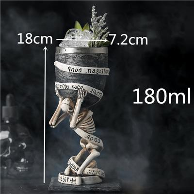 600 мл Кружка с черепом викинга Кружки для кофе из нержавеющей стали Дорожная кружка Кружка для питья из рога Кружка для Хэллоуина Керамическая кружка Тики