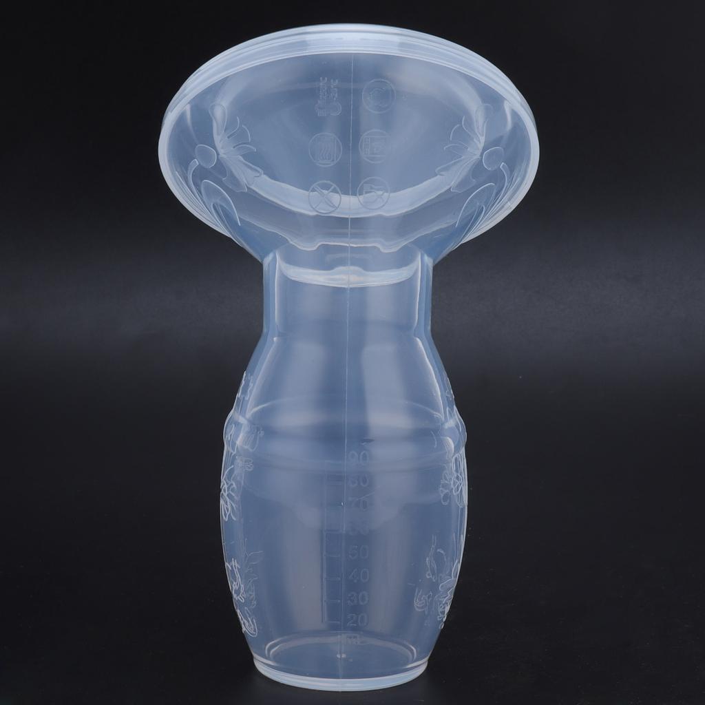 Новый модный пищевой силиконовый ручной насос для кормления грудью, бутылочка-коллектор, прозрачный