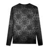 Women's Casual Fashion Halloween Print Long Sleeve O-Neck Pullover Top Blouse