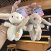 1Pc Cartoon Plush Rabbit Keychain Pendant Cute Schoolbag Decoration For Kid Gift