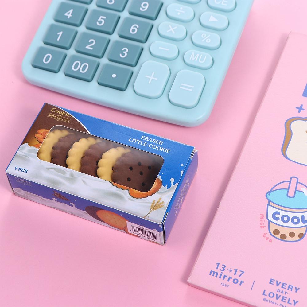Less Rubber Debris Biscuit Pencil Eraser Writing Drawing Easy To Rub Cookie Pencil Eraser Good Flexibility Handwriting