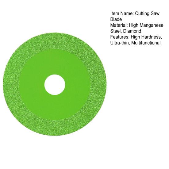 100 мм режущая пила Ультратонкий алмазный отрезной диск по стеклу с внутренним отверстием Мастерская