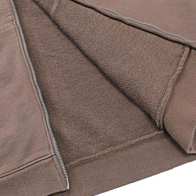 Jordan Удобная куртка с капюшоном и застежкой-молнией, с длинным рукавом, мужские куртки, коричневые DZ5501-275