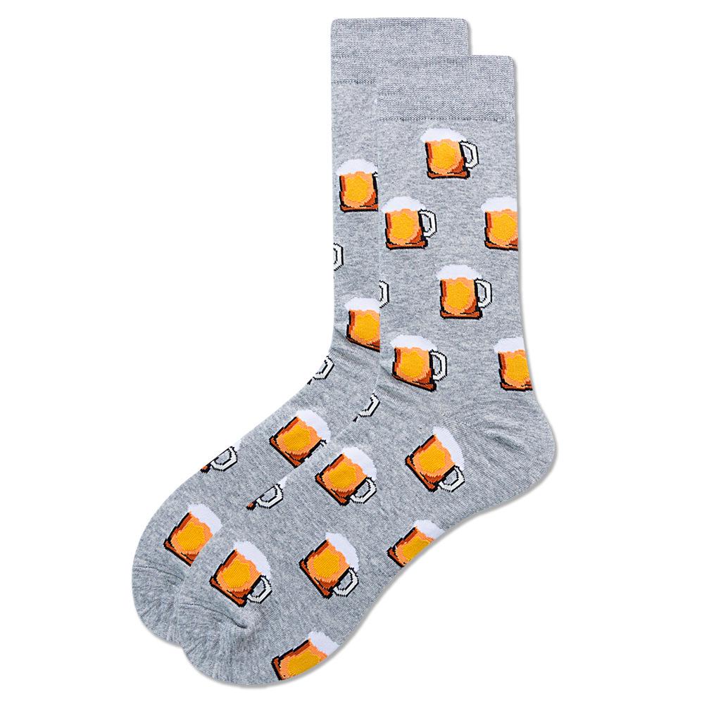 New INS Beer Corn Men's and Women's Socks Watermelon Dog Sushi Tide Socks Dog Socks Comfortable Breathable Socks