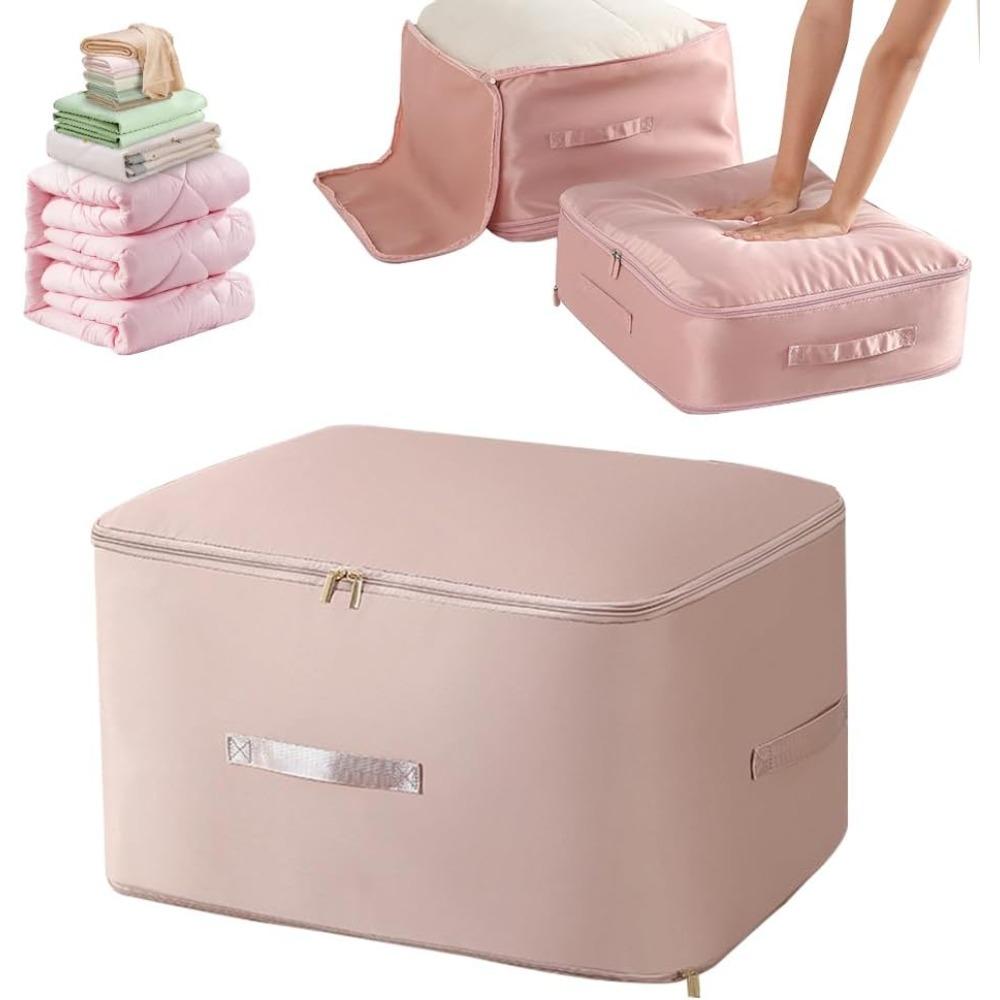 Super space-saving self-compressing storage bags, storage boxes for space saving, heavy-duty moving bags, self-compressing moving and organizing bags