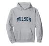 Wilson North Carolina NC Vintage Sport Design Navy Hoodie