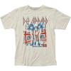 Def Leppard Мировой тур 83 Мужская футболка Rock and Roll Music Tee Винтажная белая