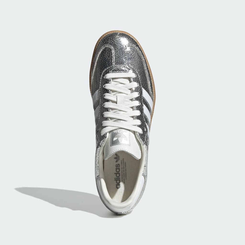 adidas Samba OG Серебристый металлик Потрескавшаяся кожа (Женский)
