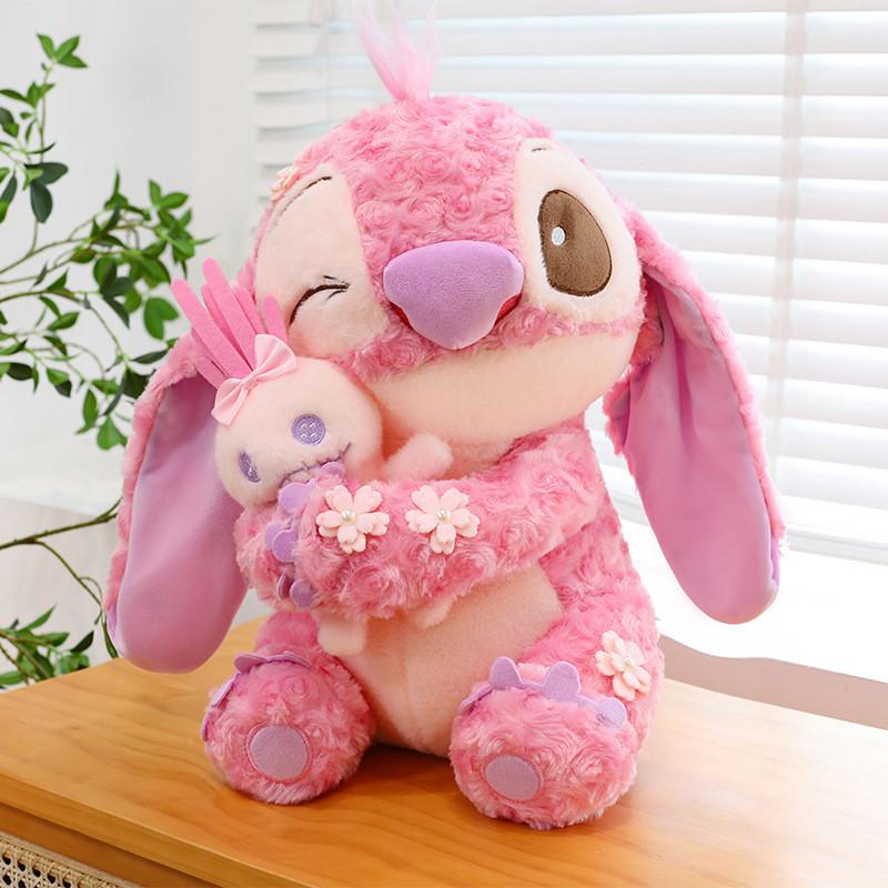 Stitch Anime Plush Doll Soft Rose Velvet Stuffed Animal Gift For Collectors