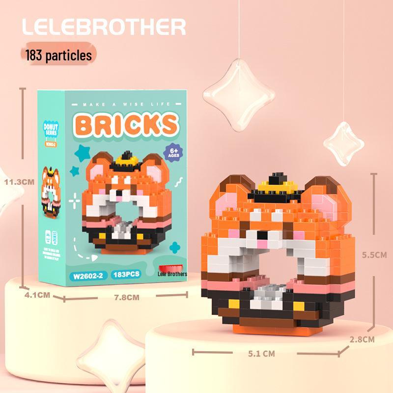 Совместимые с Lego микро строительные блоки мультяшные фигурки - детские развивающие настольные игрушки