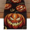 Halloween Table Runner Decoration Placemat Tablecloth Pumpkin Bat Flag Cloth Halloween House Horror Party Scary Decor