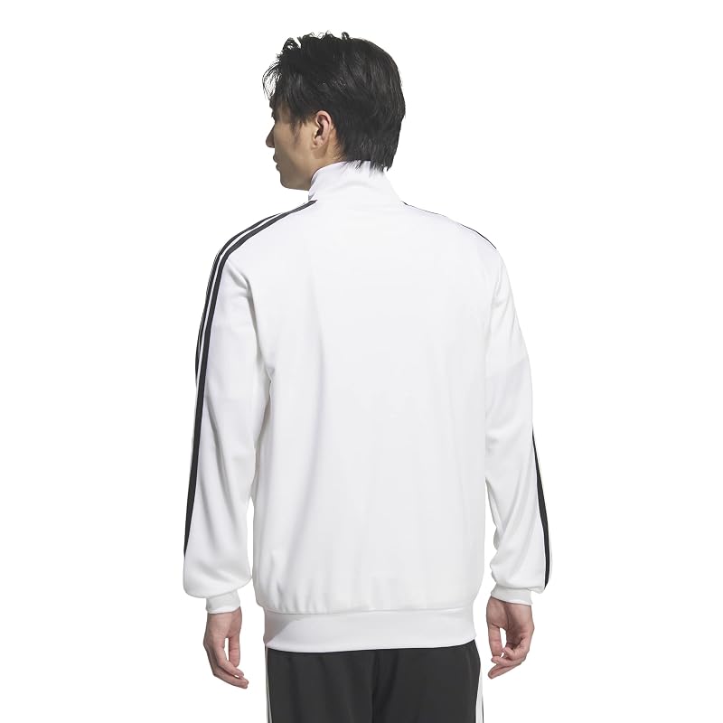 Adidas Тренировочная кофта Must Haves с 3 полосками Мужская DH100 Белый (KR6431) M