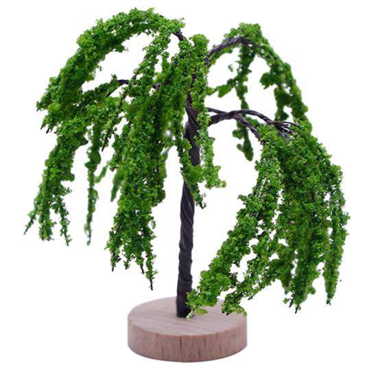 Mini Tree Model Realistic Looking Bright Color Widely Used DIY Scenery Landscape Simulated Miniature Tree Decoration