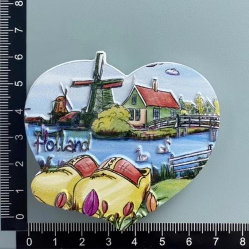 Нидерланды Амстердам Магниты на холодильник Нидерланды Сувениры для путешествий Наклейки на холодильник Домашний декор Подарки Наклейки на стену