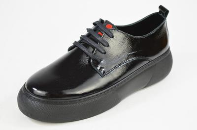 Туфли 1640 36 Черные лаковые