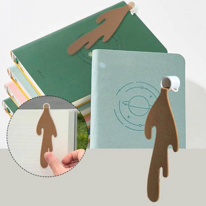 1 шт. Милый забавный уголок пролитый кофе закладка маркер чтение