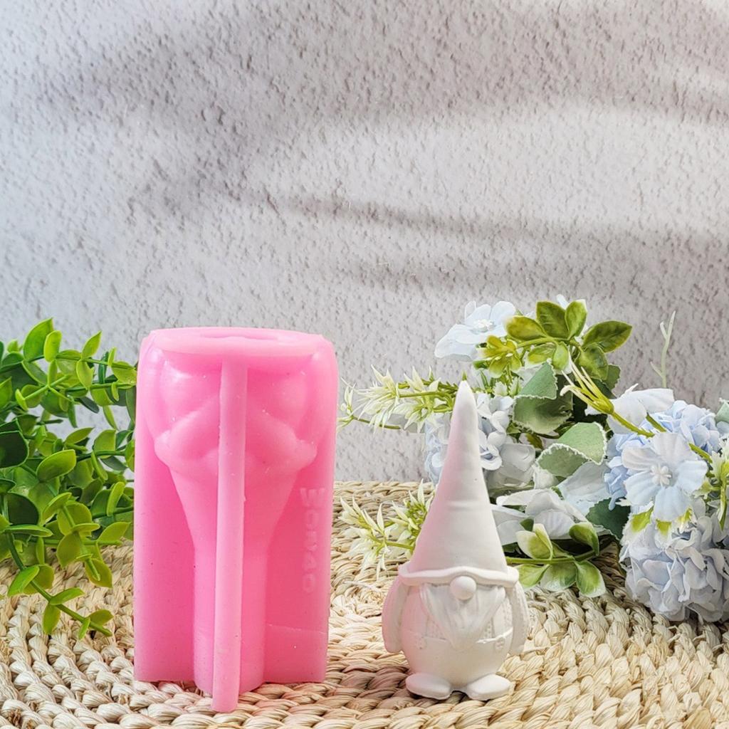 Силиконовые формы для свечей и мыла из гипса в виде гномов, силиконовые формы для шоколада и мастики