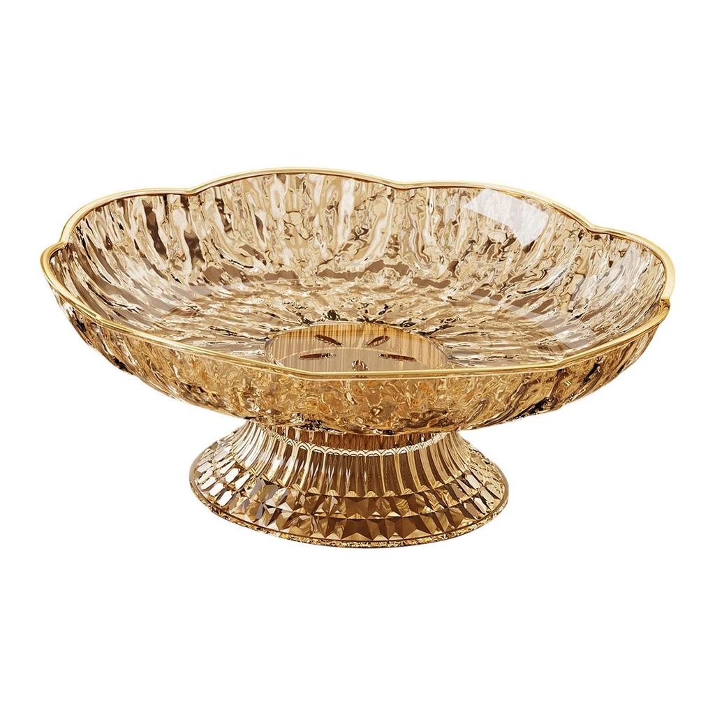 Decorative Fruit Basket with Drainage Holes, Vegetable Holder for Parties, Kitchen Counter, Country
