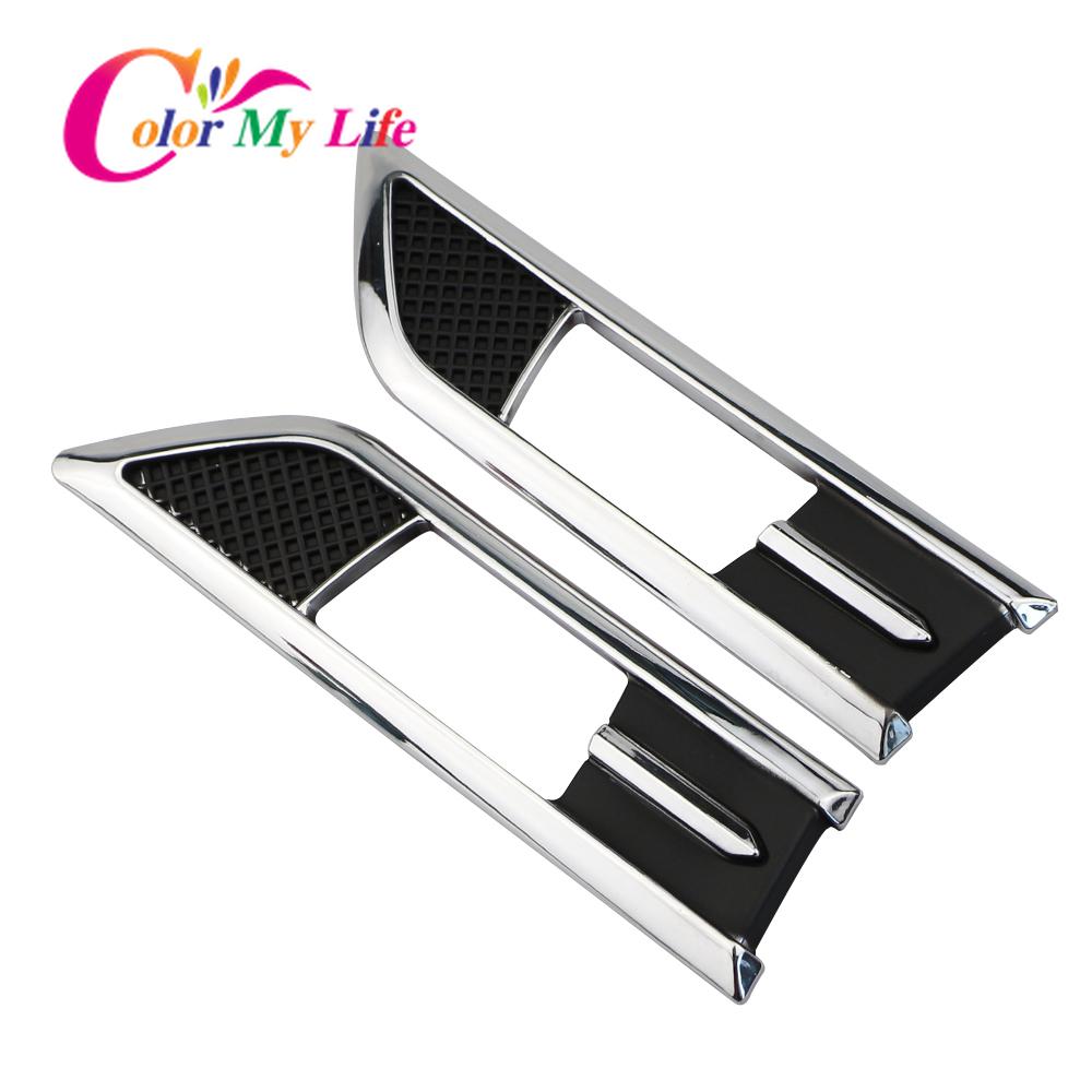 Color My Life 2Pcs Car Side Signal Turn Lamp Light Turning Lights Cover Trim Sticker for Opel Corsa D 2009 - 2014