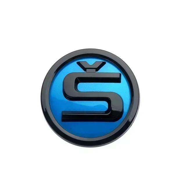 ujhrg4 for Skoda 80mm 90mm Car Front Replaced Badge Rear Trunk Sticker Octavia Rapid Fabia Superb KAMIQ VRS Auto Emblem Accessories