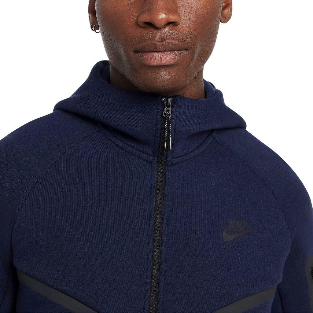 Толстовка Nike Tech Full-Zip Windrunner Hoodie (HV0949) обсидиан/черный