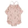 One Piece Swimsuit Swimming Wear Girls Kids Baby Floral Pattern Summer Beach Swimming Pool Leisure Fashionable Simple Color5 [Misia Luxury]