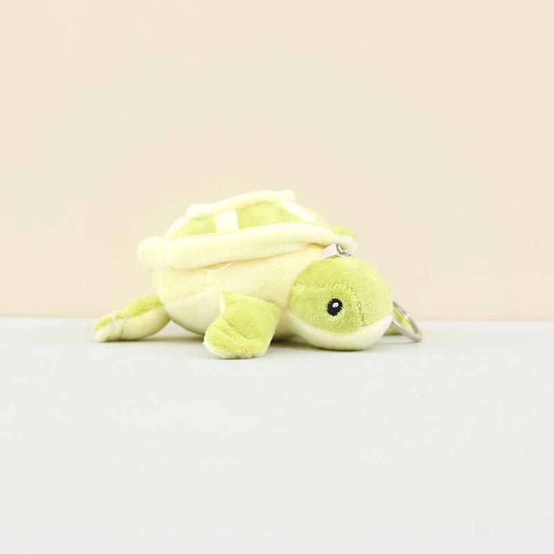 Adorable Cute Plush Turtle Keychain Accessory Soft Stuffed Animal Doll For Bags