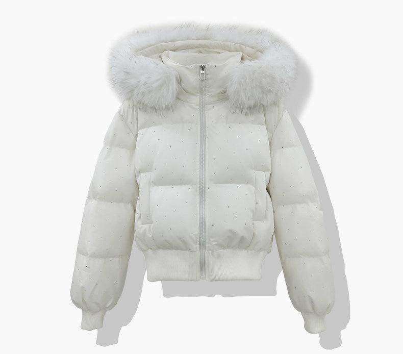 Hot Diamond Gypsy Spice Girl Dark New Warm Winter Versatile Jacket Women's Loose Down Cotton Clothing