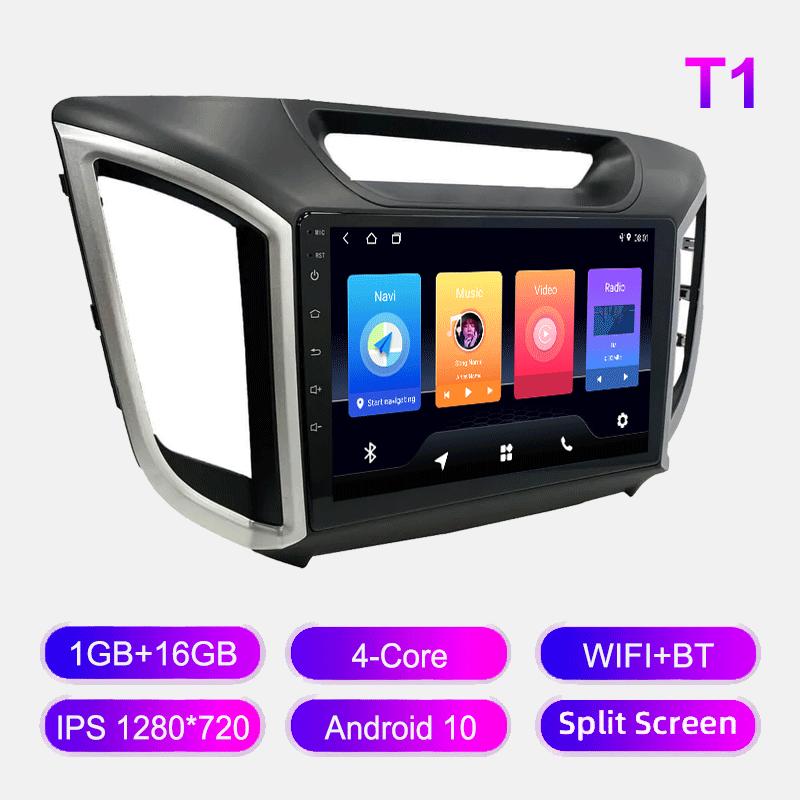 Android Car Radio For Hyundai Creta 2016-2021 Multimedia Player Head Unit Stereo GPS Navigation BT WIFI 1+16GB