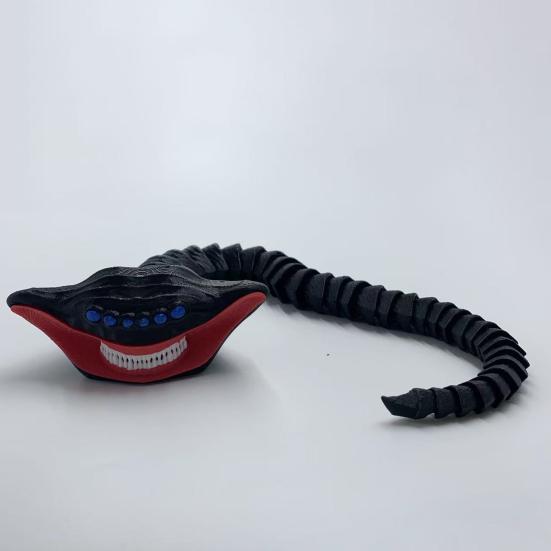 Игрушка Морское Животное, Напечатанная на 3D-принтере, Фигурка Ужасного Морского Существа с Подвижными Суставами, Шарнирная Модель Мифического Океанского Хищника, Декоративное Украшение