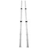 Linear Guide Rail Set, SBR20 2200mm, 2 PCS 86.6 in/2200 mm SBR20 Guide Rails and 4 PCS SBR20UU Slide Blocks, Linear Rails and Bearings Kit for