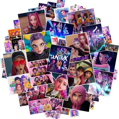 50 шт. Аниме K-Pop Наклейки Охотник на демонов Охотник на демонов Тигр Сделай сам Наклейки Скрапбукинг Телефон Чемодан Скейтборд Водонепроницаемые Наклейки