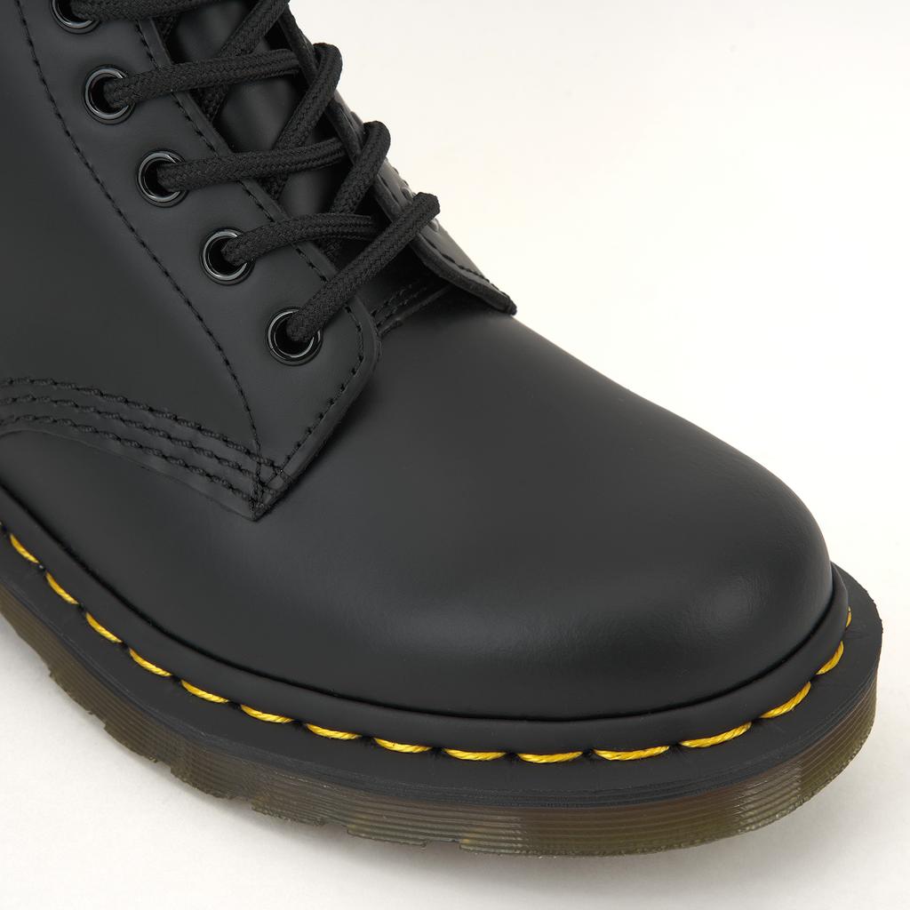 Dr. Martens 1460 Классические ботинки на 8 люверсах из гладкой кожи Унисекс ботинки Черный 10072004