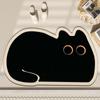 Diatom Mud Style Floor Mat Special Shaped Cartoon Cat Floor Mat Entrance Door Mat Bathroom Foot Mat Bathroom Floor Mat