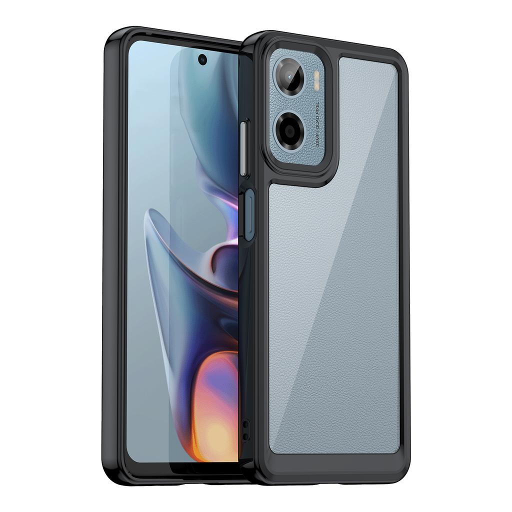 Цветной прозрачный ТПУ чехол для Motorola Moto G05 G15 Power G35 G55 G75 G85 5G E15 Защитная крышка Прозрачный Fundas Coque Capa