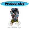Warm Knitted Neck Scarf for Kids Heart Pattern Crossed Scarf for Boy and Girl Winter Warmth Neck Gaiter for Daily Use