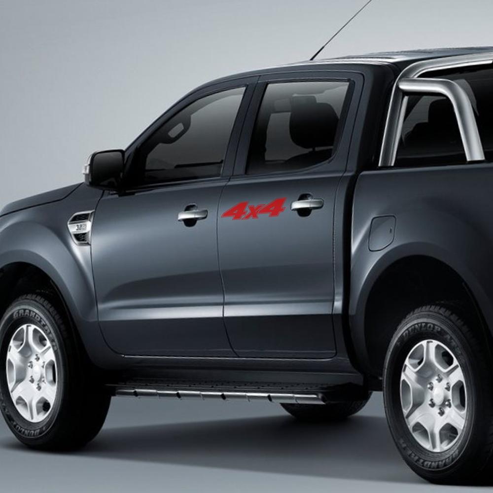 DGWE8 2PCS Car Stickers For Ford Ranger Raptor Isuzu Dmax Nissan NAVARA Toyota Hilux VW Amarok Pickup 4x4 Auto Accessories Vinyl Decal