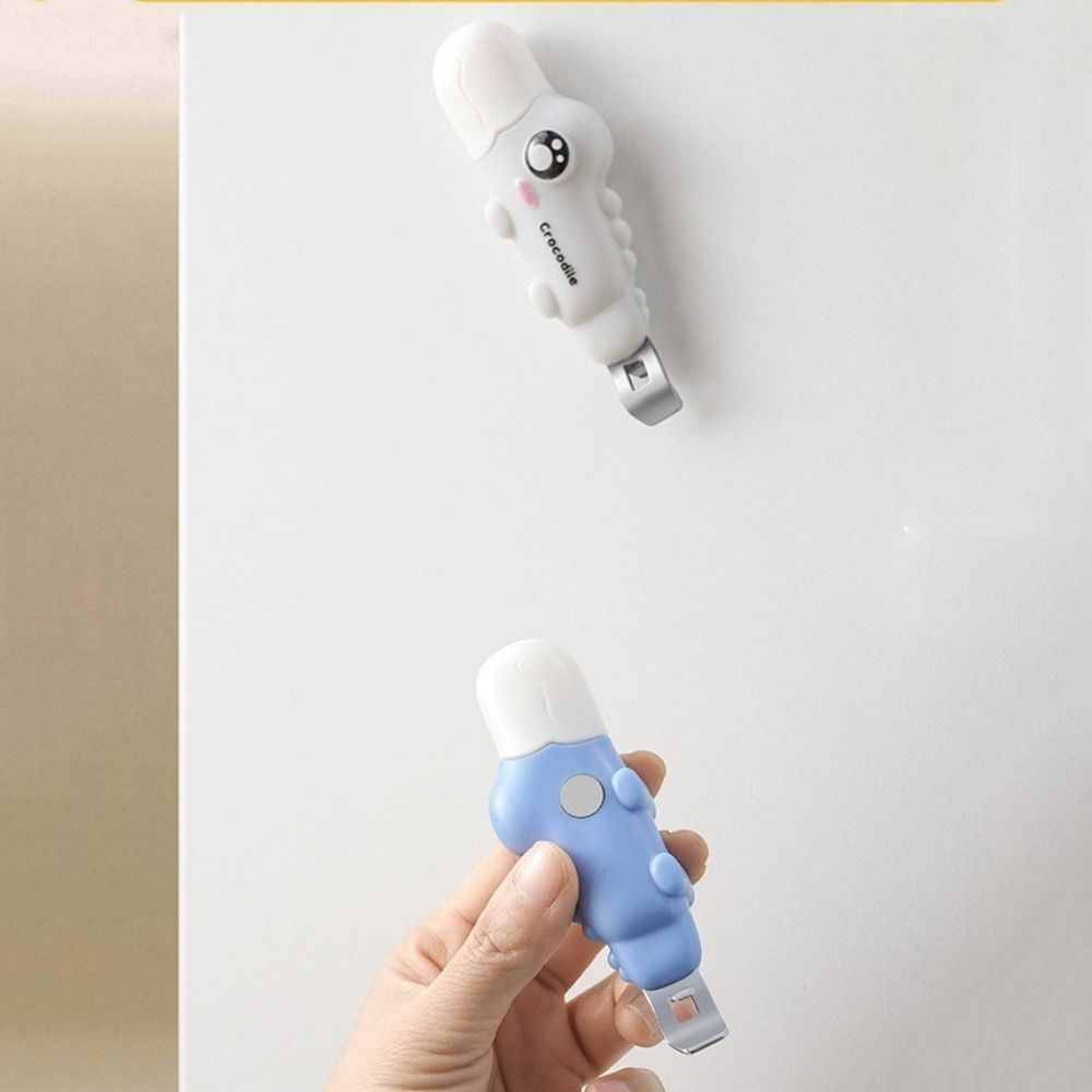 Cartoon Little Crocodile Bottle Opener Mini Effortless Pocket Vial Opener Portable Medicine Bottle Opener Can Opening Tool