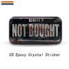 3D Stereo High Quality Epoxy Dome Car Sticker GULF Gas Oil PVC Car Motorcycle Racing Helmet Laptop Mobile Phone Vinyl Decal