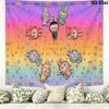 Kawaii Bubu Wall Tapestry Aesthetic Wall Hanging Printed Fabric Blanket Decorative Tapestries for Bedroom Living Room Home Decor
